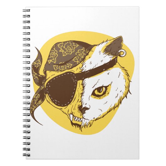 Pirate Cat Notitieboek (Voorkant)