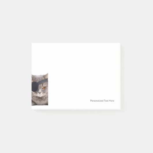 Pirate Cat Post-it® Notes (Voorkant)