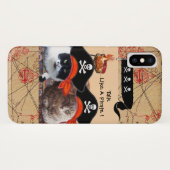 PIRATE CATEGORIEËN ANTIEK PIRATEN BEHANDELINGSKAAR Case-Mate iPhone CASE (Achterkant (horizontaal))
