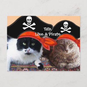 PIRATE CATEGORIEËN EN ANTIEK PIRATEN BEHANDELINGSK BRIEFKAART