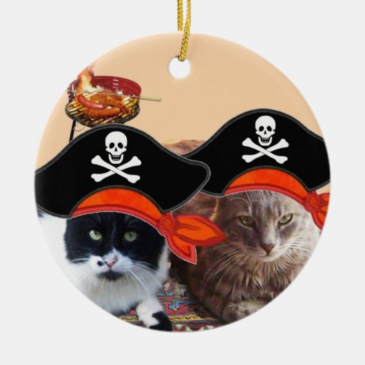 PIRATE CATEGORIEËN EN ANTIEK PIRATEN BEHANDELINGSK KERAMISCH ORNAMENT (Voorkant)