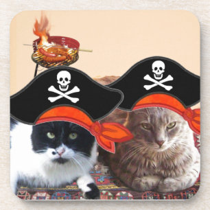 PIRATE CATS, spreek als een Pirate Dag Drankjes Onderzetter