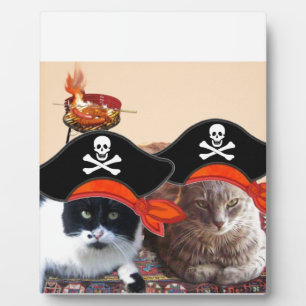 PIRATE CATS, spreek als een Pirate Dag Fotoplaat