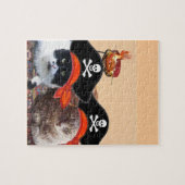 PIRATE CATS, spreek als een Pirate Dag Legpuzzel (Horizontaal)