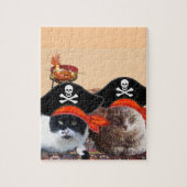 PIRATE CATS, spreek als een Pirate Dag Legpuzzel (Verticaal)