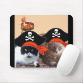 PIRATE CATS, spreek als een Pirate Dag Muismat (Met muis)