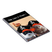PIRATE CATS, spreek als een Pirate Dag Notitieboek (Rechterzijde)