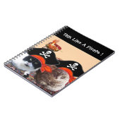 PIRATE CATS, spreek als een Pirate Dag Notitieboek (Linkerzijde)