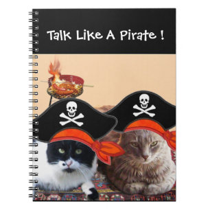 PIRATE CATS, spreek als een Pirate Dag Notitieboek