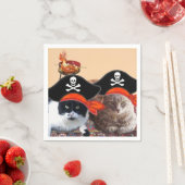 PIRATE CATS, spreek als een Pirate Dag Servet (Insitu)