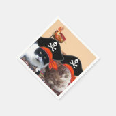 PIRATE CATS, spreek als een Pirate Dag Servet (Hoek)