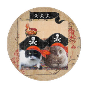 PIRATE CATS, spreek als een Pirate Dag Snijplank
