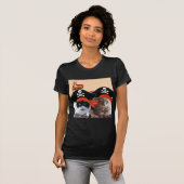 PIRATE CATS, spreek als een Pirate Dag T-shirt (Voorkant volledig)