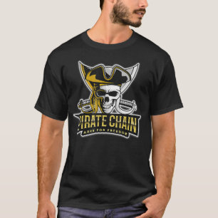 Pirate Chain Arr voor vrijheid Crypto valuta T-shirt