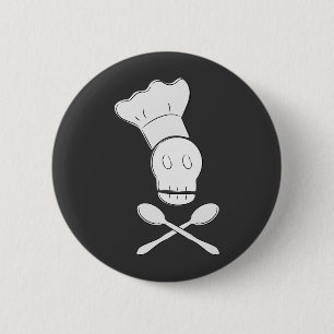 Pirate Chef Ronde Button 5,7 Cm