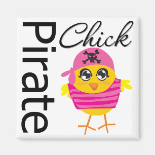 Pirate Chick Magneet