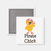 Pirate Chick Magnet (Voorkant / Achterkant)