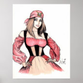 Pirate Chick Poster (Voorkant)