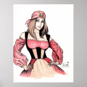Pirate Chick Poster