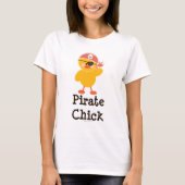 Pirate Chick Ringer T-shirt (Voorkant)