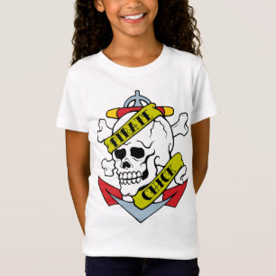 Pirate Chick Skull T-shirt