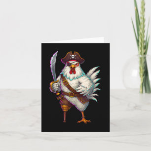 Pirate Chicken Grappig Halloween Kostuum Voor Mann Kaart