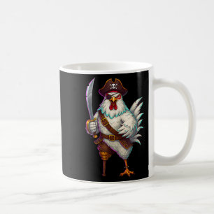 Pirate Chicken Grappig Halloween Kostuum Voor Mann Koffiemok