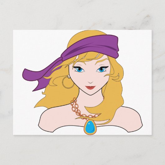 Pirate Chicks ROCK! Briefkaart (Voorkant)