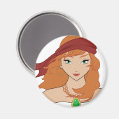 Pirate Chicks ROCK! Magneet (Voorkant / Achterkant)