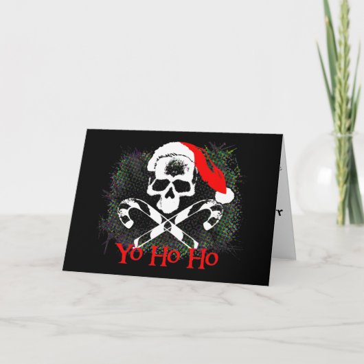 Pirate Christmas-Kaart Feestdagen Kaart (Voorkant)