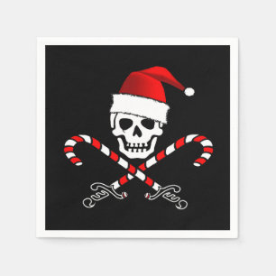 Pirate Christmas Party Papieren servetten