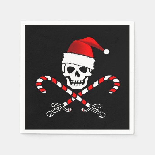 Pirate Christmas Party Papieren servetten (Voorkant)