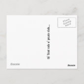 Pirate Club Briefkaart (Achterkant)