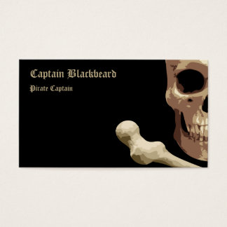 Pirate Club - Schedel en Kruisbeenderen Visitekaartjes