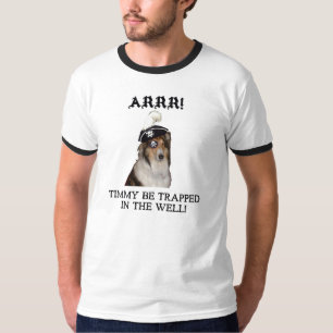 Pirate Collie T-shirt