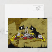 "PIRATE CONTEST" BRIEFKAART (Voorkant / Achterkant)