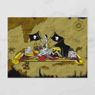 "PIRATE CONTEST" BRIEFKAART