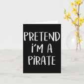 Pirate Costume Party Co. Uni-All Ages Funny Hallow Kaart (Gele Bloem)