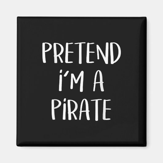 Pirate Costume Party Co. Uni-all Ages Funny Hallow Magneet (Voorkant)
