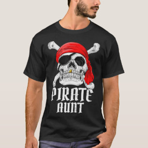 Pirate Costume tante Theme Party Halloween Woman  T-shirt