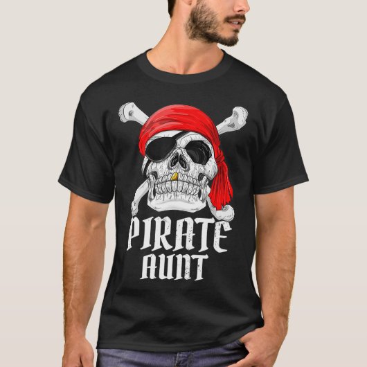 Pirate Costume tante Theme Party Halloween Woman  T-shirt