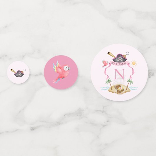 Pirate Crest Confetti (Achterkanten)