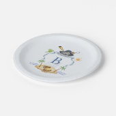 Pirate Crest Papieren Bordje (Gekanteld)