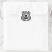 Pirate Crest Ronde Sticker (Tas)