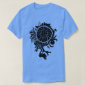 Pirate Crest Zee Turtle Long T-shirt (Design voorkant)