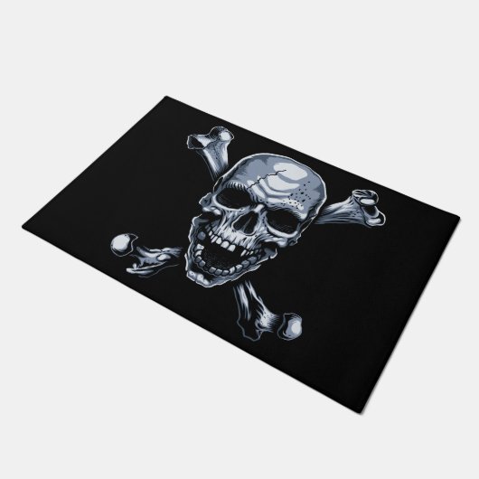 Pirate Cross Botten Doormat Deurmat (Schuin)