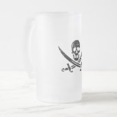 Pirate Cross Matglas Bierpul (Voorkant links)