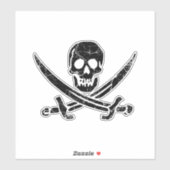 Pirate Cross Sticker (Vel)