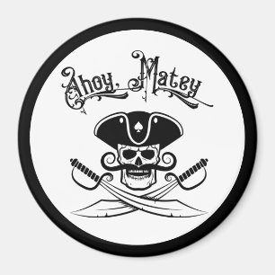 Pirate Cruise Ship Cabin Stateroom Deurdeur Magneet