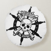 Pirate Cushion Round Rond Kussen (Achterkant)
